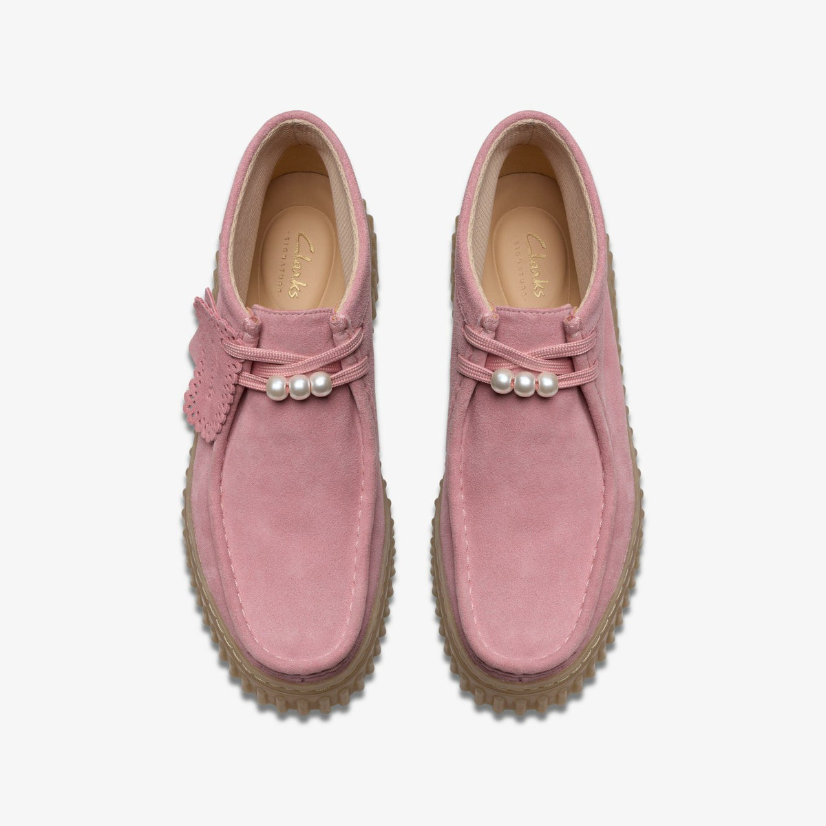 Clarks Torhill Moss Dusty Rose Suede