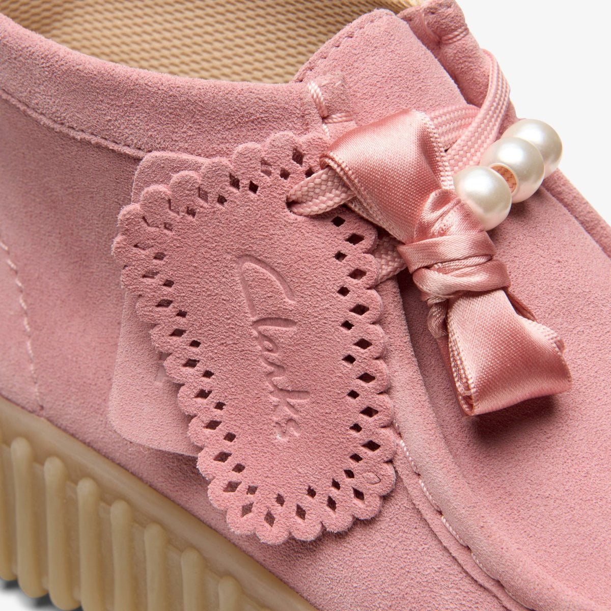 Clarks Torhill Moss Dusty Rose Suede