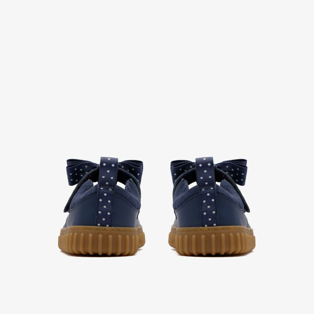 Clarks Cove Bow Toddler Navy Leather