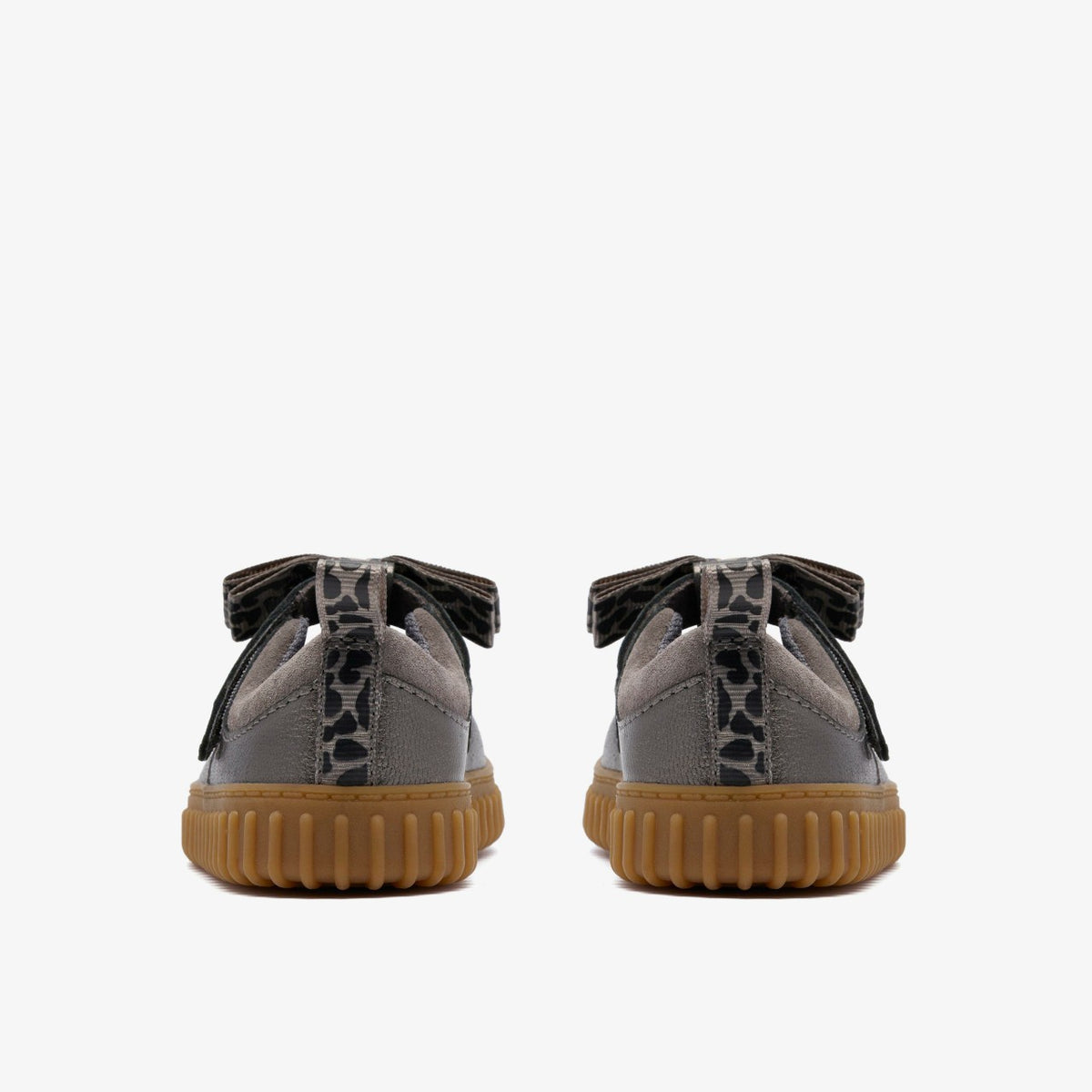 Clarks Cove Bow Toddler Silver Metallic