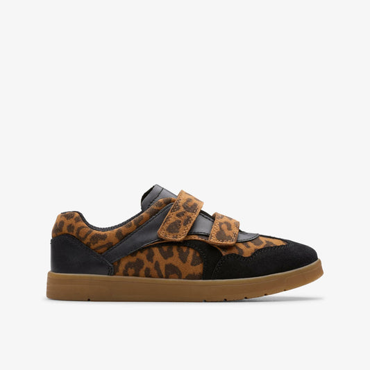 Clarks Disco Vibe Kid Leopard Print