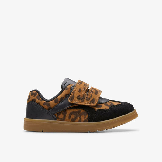 Clarks Disco Vibe Toddler Leopard Print