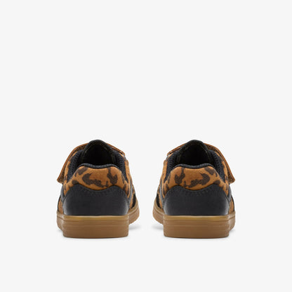 Clarks Disco Vibe Toddler Leopard Print
