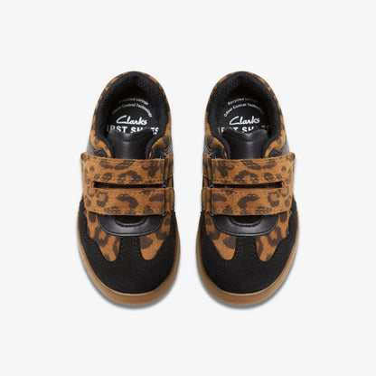 Clarks Disco Vibe Toddler Leopard Print