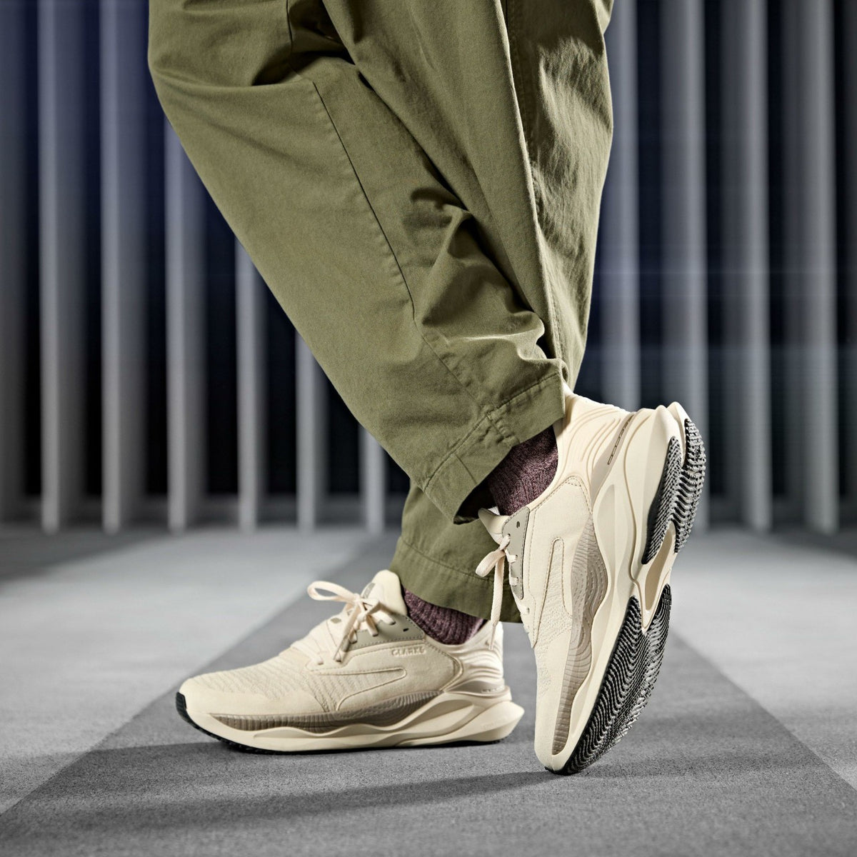 Clarks Clarks Pace Off White Combination