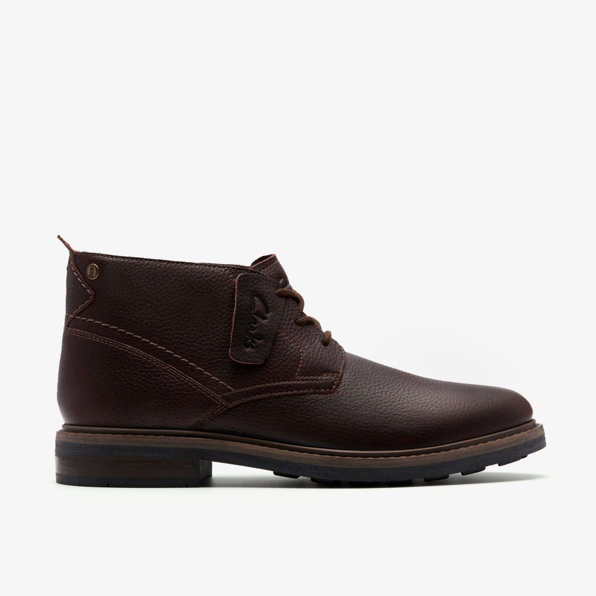 Clarks Newford Mid Waterproof Brown Warmlined Leather