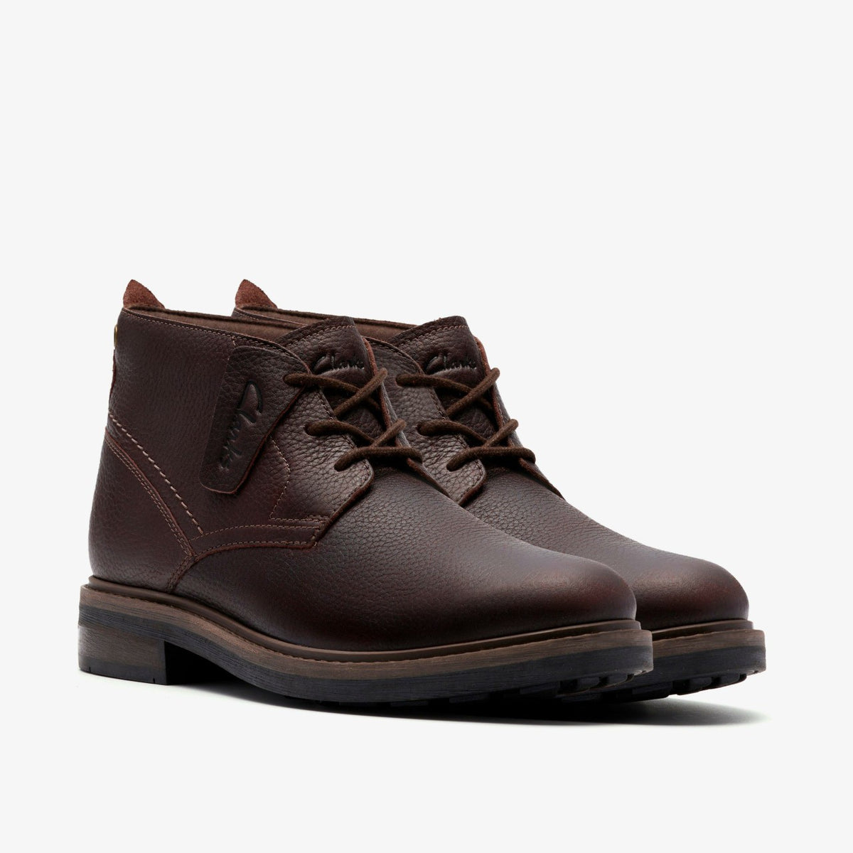 Clarks Newford Mid Waterproof Brown Warmlined Leather