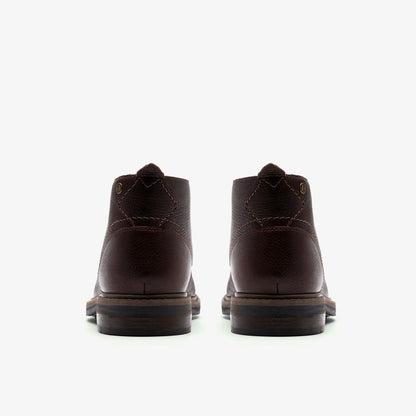 Clarks Newford Mid Waterproof Brown Warmlined Leather