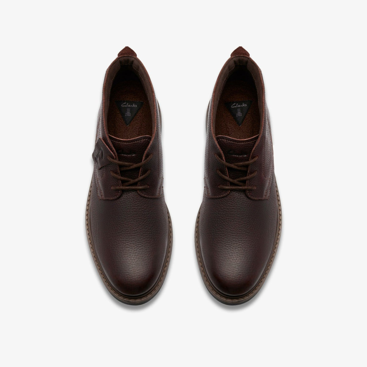 Clarks Newford Mid Waterproof Brown Warmlined Leather