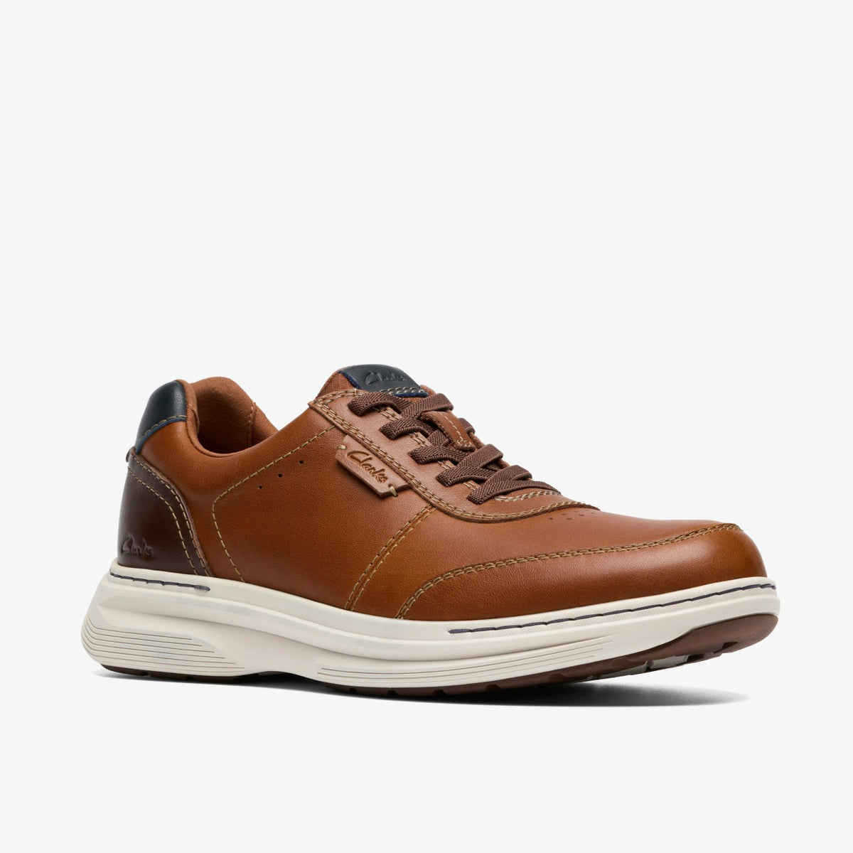 Clarks Craftwell Lace Tan Leather