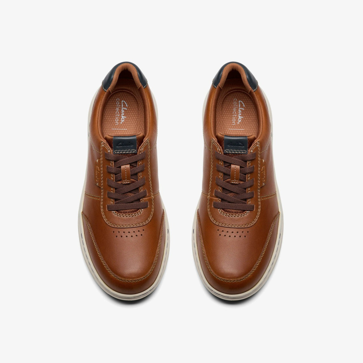 Clarks Craftwell Lace Tan Leather