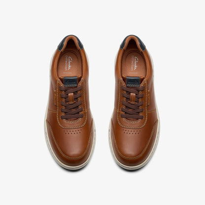 Clarks Craftwell Lace Tan Leather