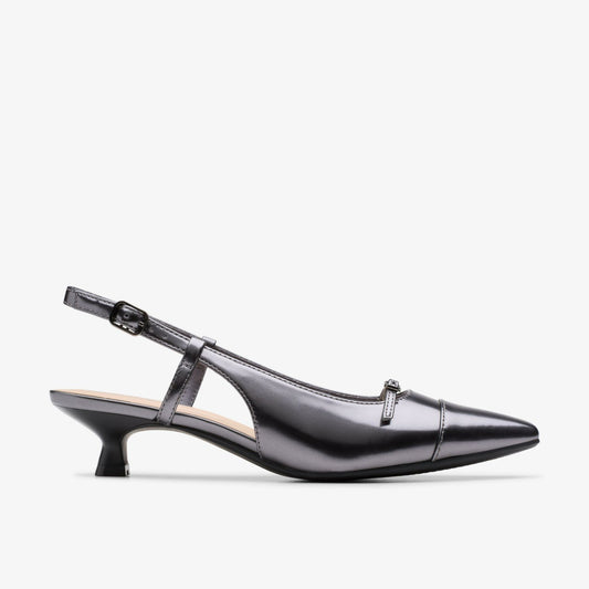 Clarks Scarlyt Rowan Dark Pewter Metallic
