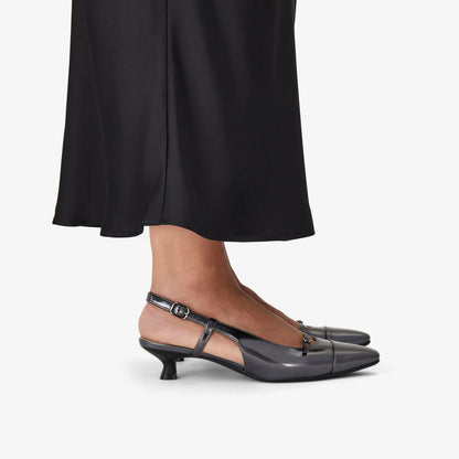 Clarks Scarlyt Rowan Dark Pewter Metallic
