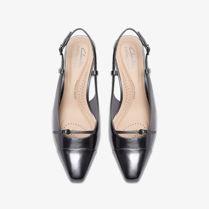 Clarks Scarlyt Rowan Dark Pewter Metallic