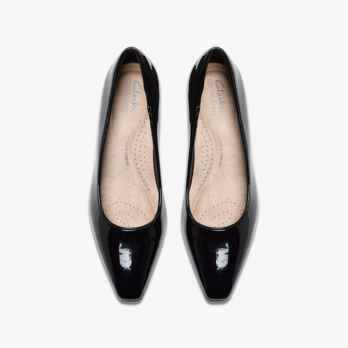 Clarks Scarlyt Piper Black Patent