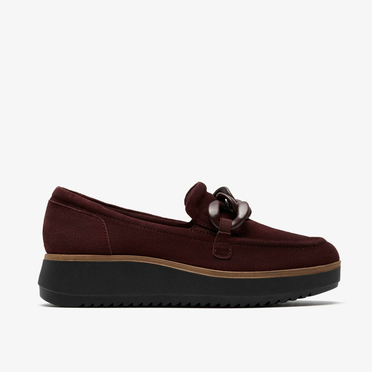 Clarks Zylah May Merlot Suede