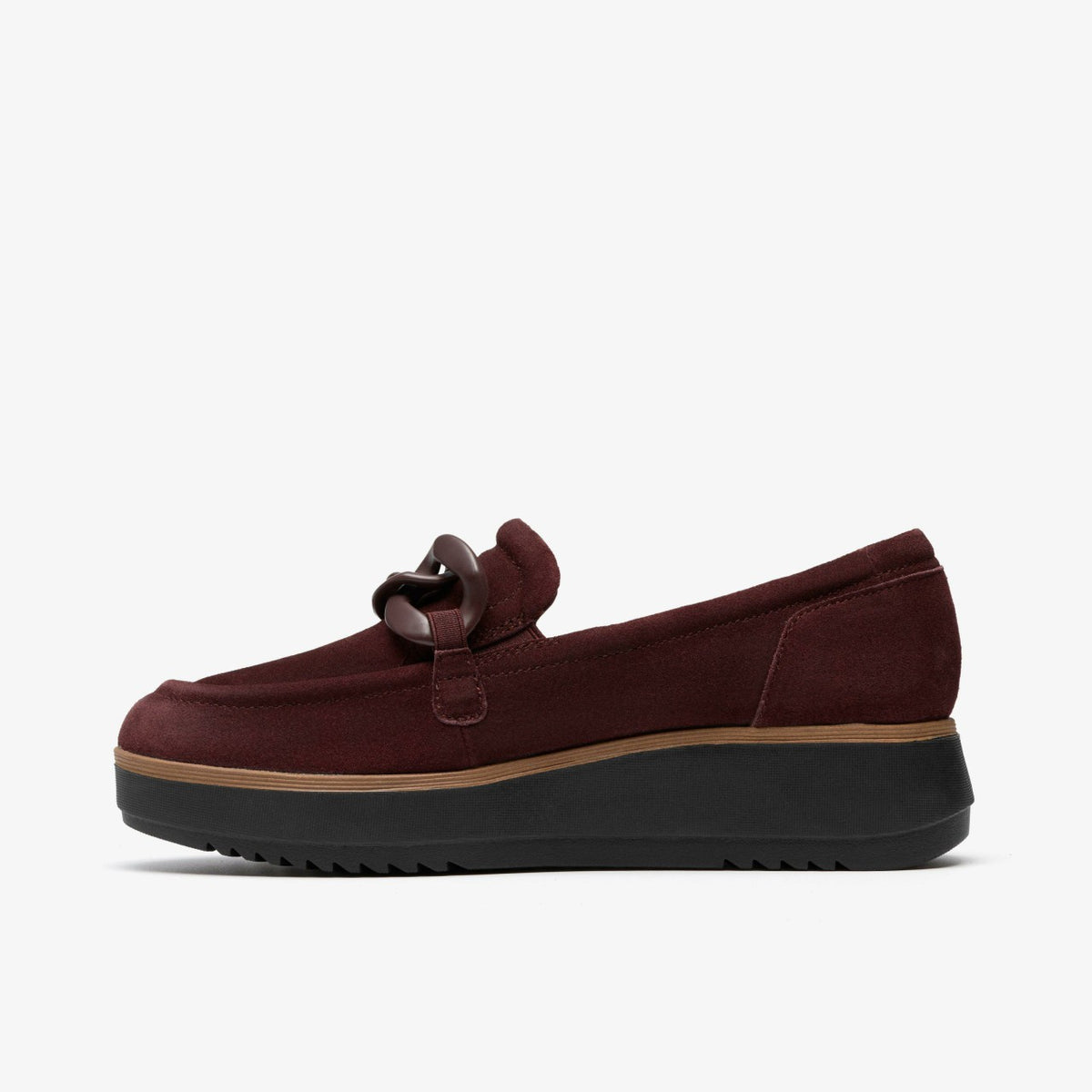 Clarks Zylah May Merlot Suede