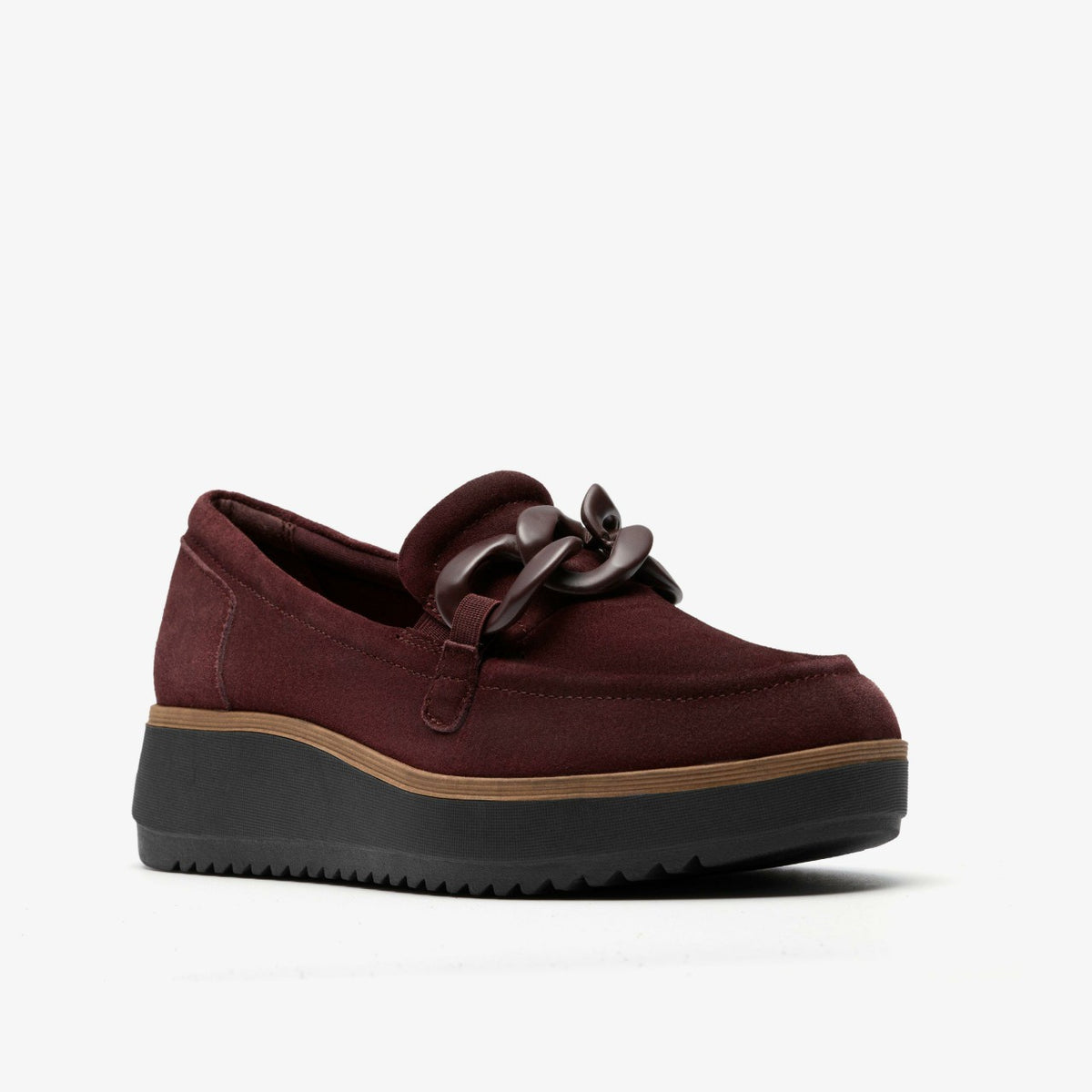 Clarks Zylah May Merlot Suede
