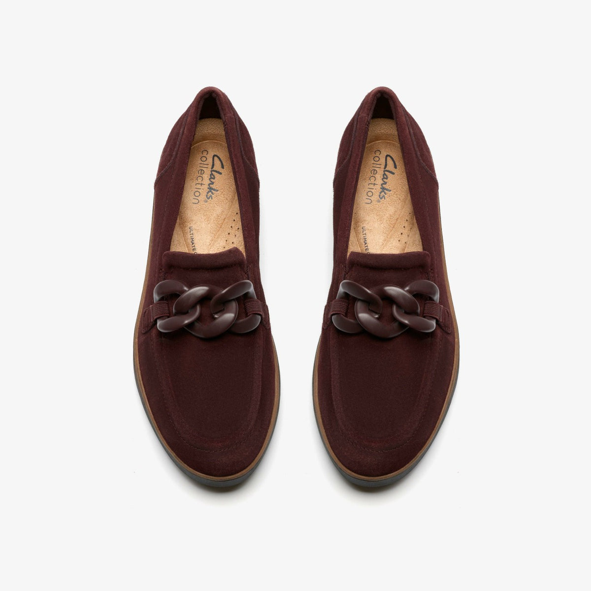 Clarks Zylah May Merlot Suede