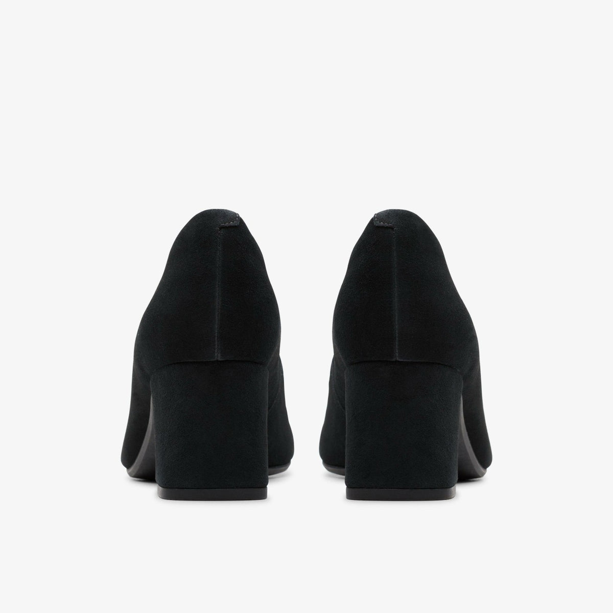 Clarks Fernie Court Black Suede