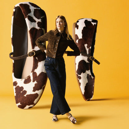 Clarks Livia Sky Cow Print