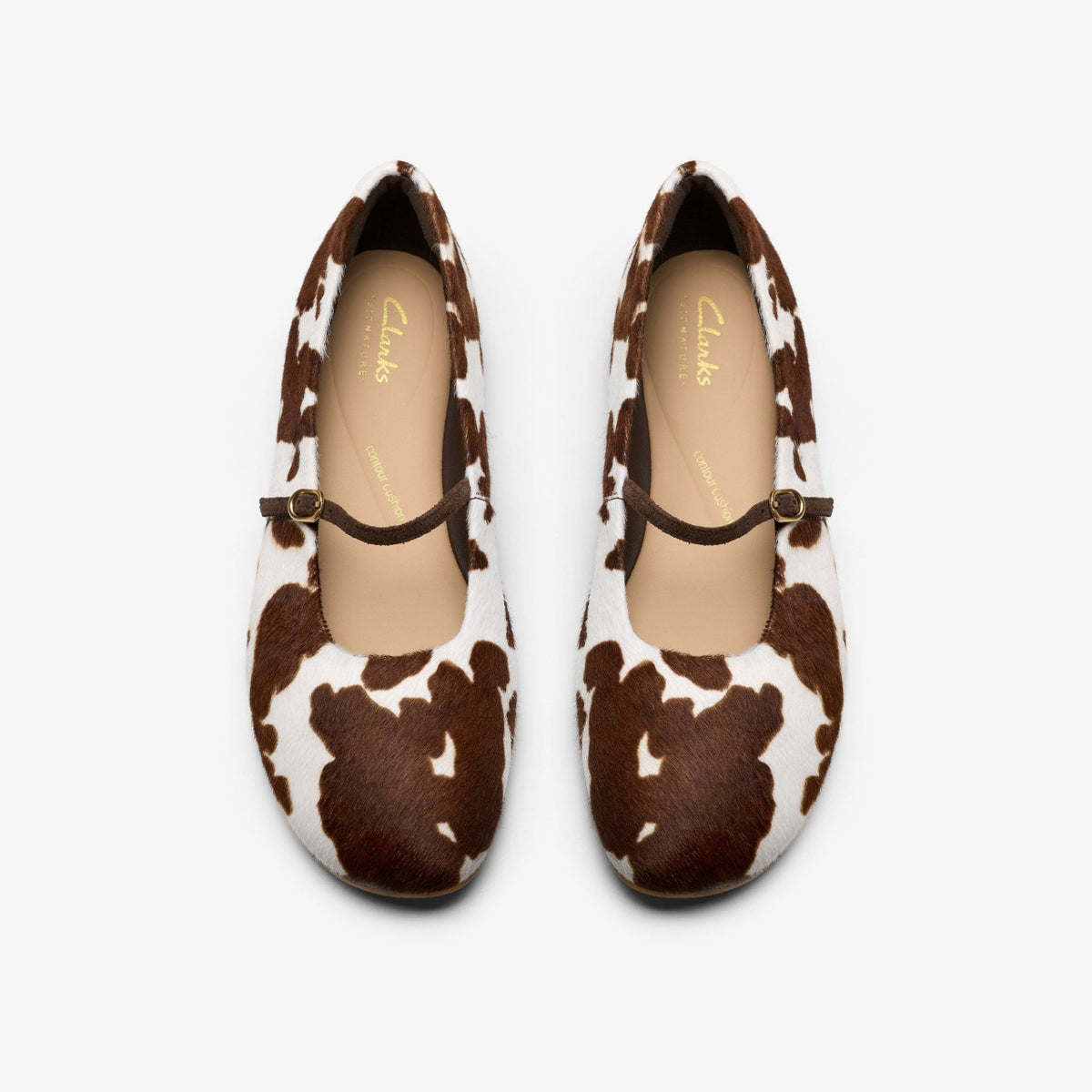 Clarks Livia Sky Cow Print