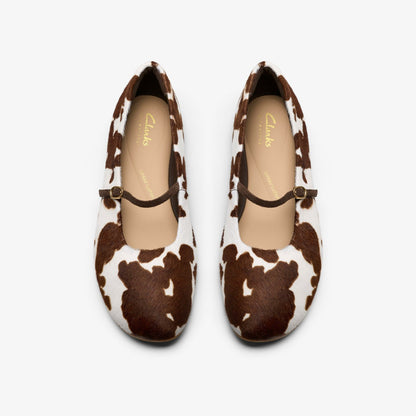 Clarks Livia Sky Cow Print