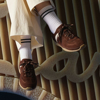 Clarks Meridor Lo Brown Suede