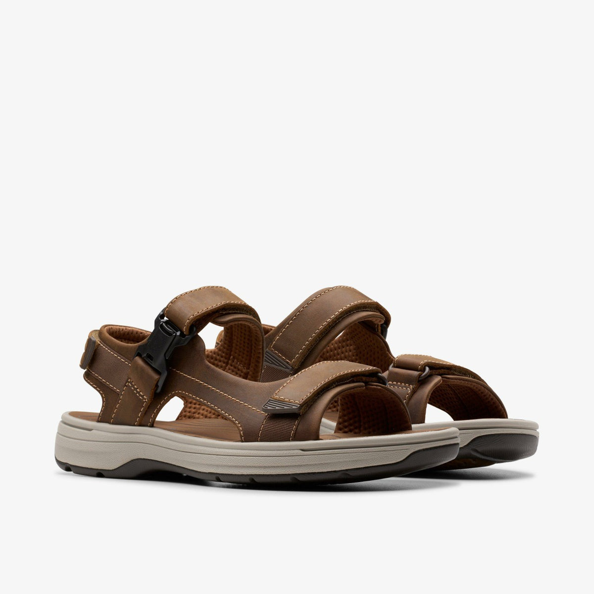 Clarks Saltway Edge Light Tan Leather