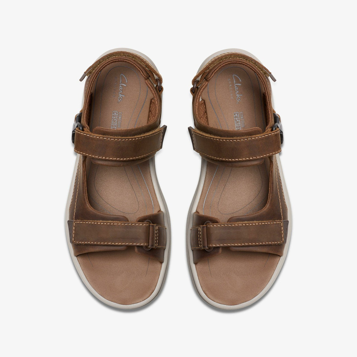 Clarks Saltway Edge Light Tan Leather