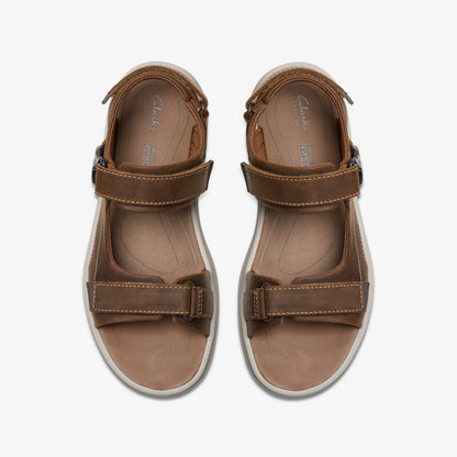 Clarks Saltway Edge Light Tan Leather