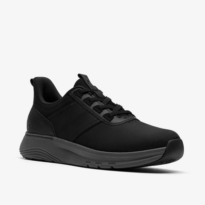 Clarks Motion Trek LX Black Leather