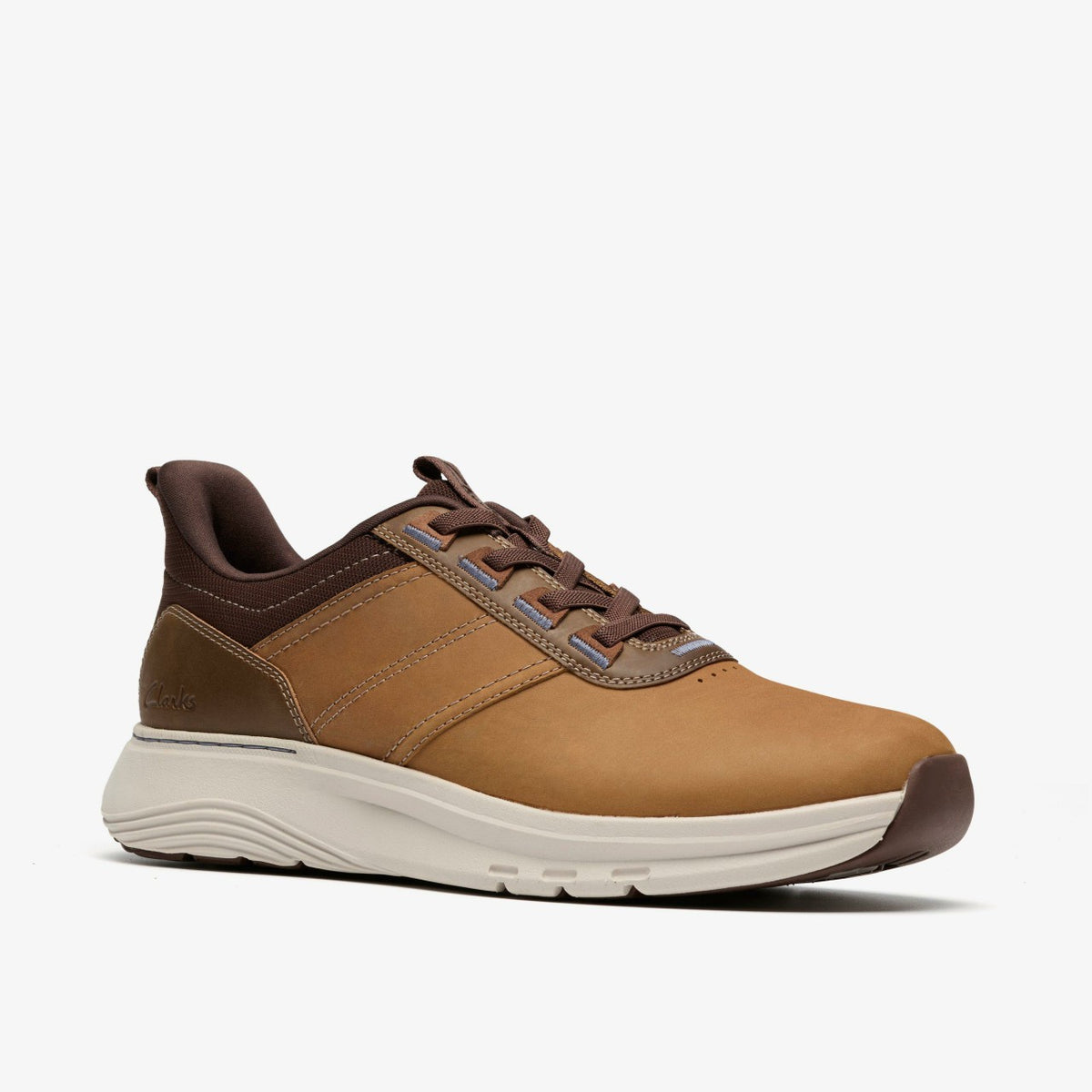 Clarks Motion Trek LX Dark Tan Leather