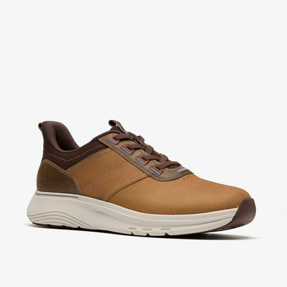 Clarks Motion Trek LX Dark Tan Leather