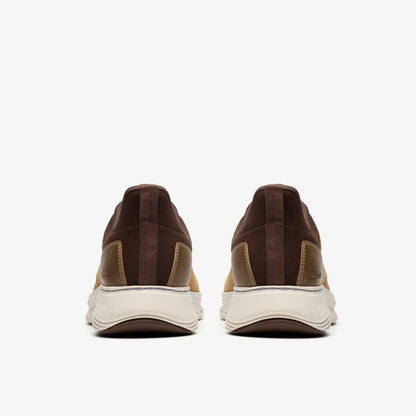 Clarks Motion Trek LX Dark Tan Leather
