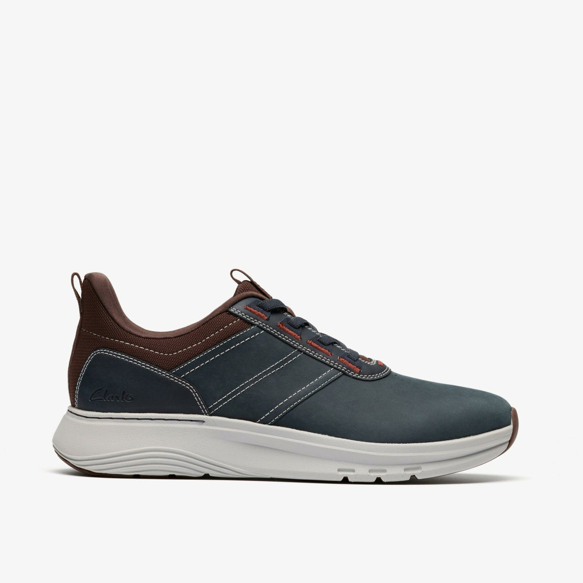 Clarks Motion Trek LX Navy Leather