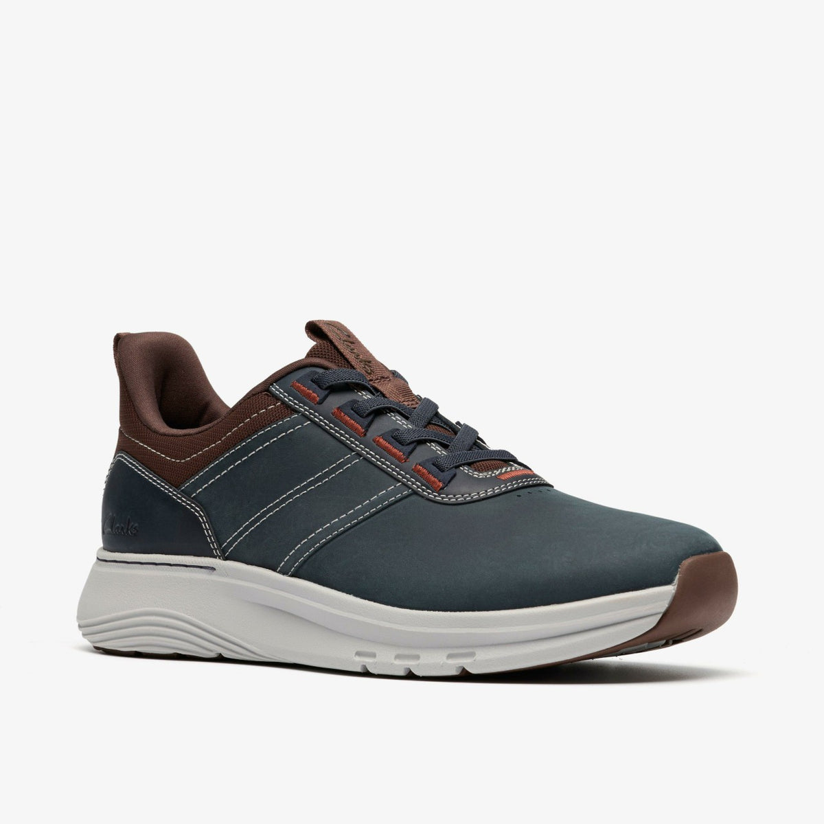 Clarks Motion Trek LX Navy Leather