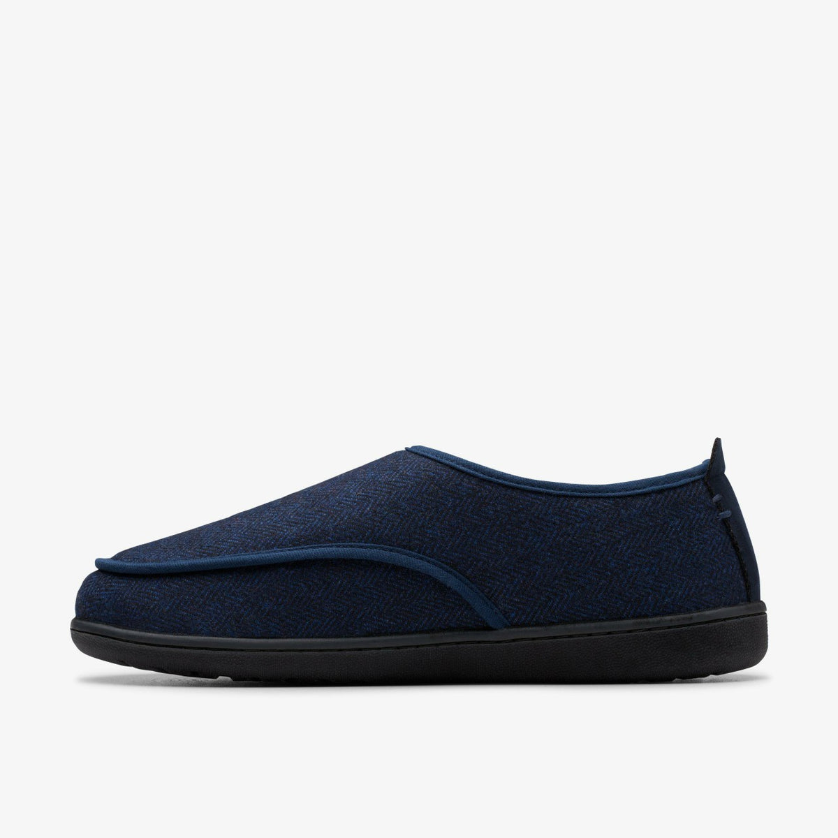 Clarks King Riptape Slipper Navy Interest