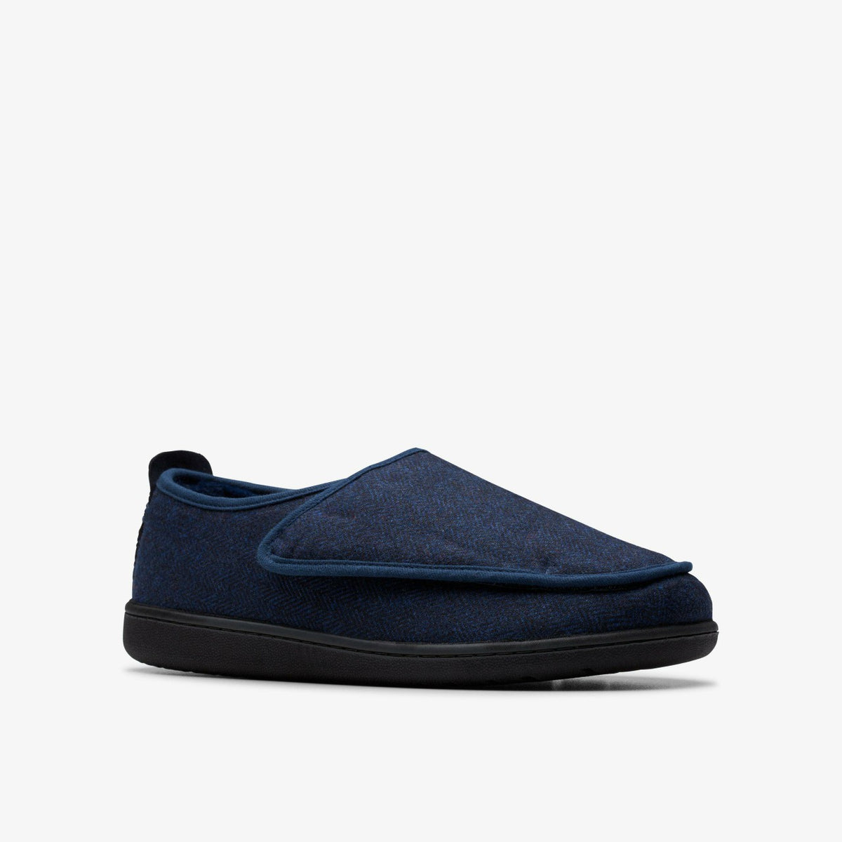 Clarks King Riptape Slipper Navy Interest