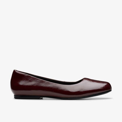 Clarks Livia Lily Burgundy Patent