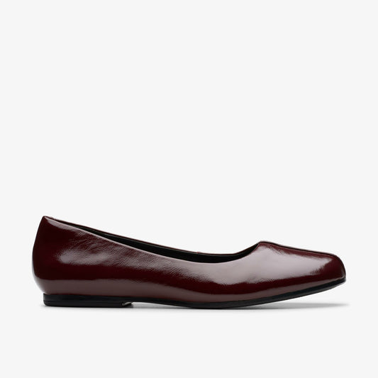 Clarks Livia Lily Burgundy Patent