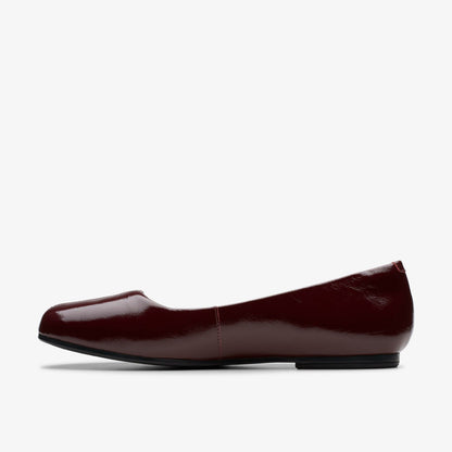 Clarks Livia Lily Burgundy Patent