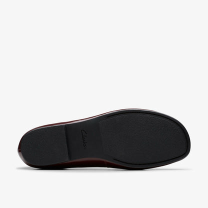 Clarks Livia Lily Burgundy Patent