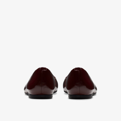 Clarks Livia Lily Burgundy Patent