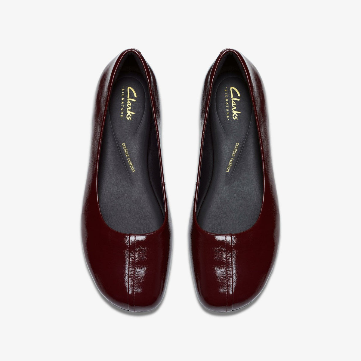 Clarks Livia Lily Burgundy Patent