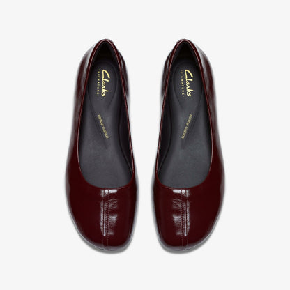 Clarks Livia Lily Burgundy Patent
