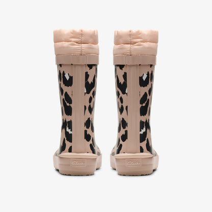 Clarks Tarri Race Kid Blush Pink Print