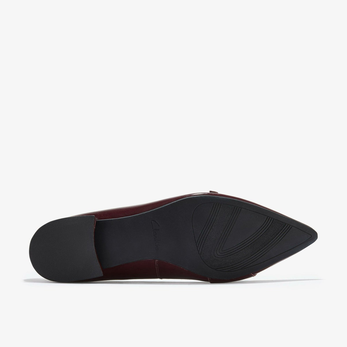 Clarks Sensa 15 Strap Burgundy Patent