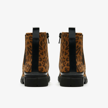 Clarks Evyn Chelsea Kid Leopard Print